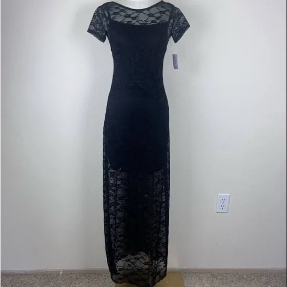 Target Wild Fable Black Lace Bodycon Dress